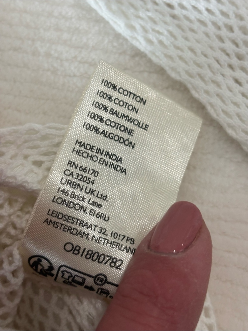 Free People White Mesh Button-Down Shirt - Picture 4 of 5